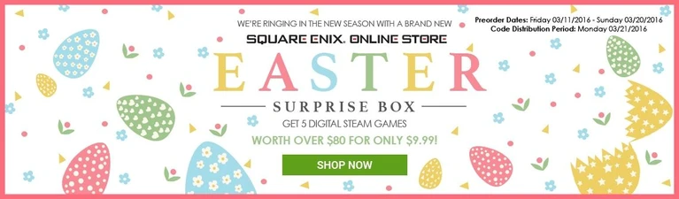 Arriva luovo di Pasqua di Square Enix per PC