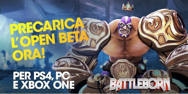 Aperto il pre load di Battleborn