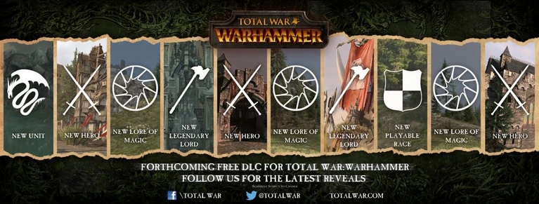 Annunciato il piano di rilascio dei DLC gratuiti per Total War WARHAMMER