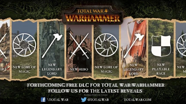 Annunciato il piano di rilascio dei DLC gratuiti per Total War: WARHAMMER