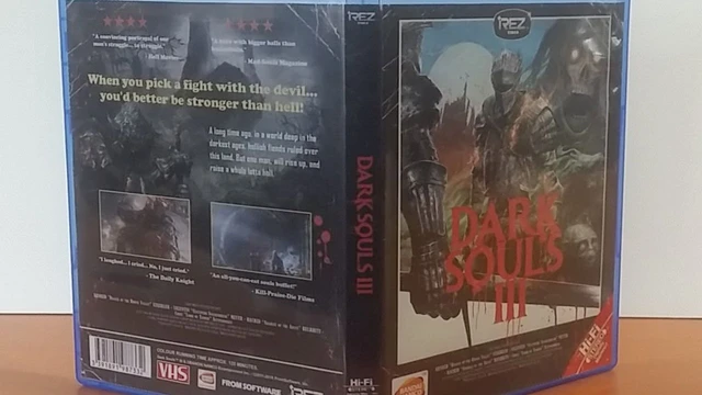 Una cover in stile VHS per Dark Souls III