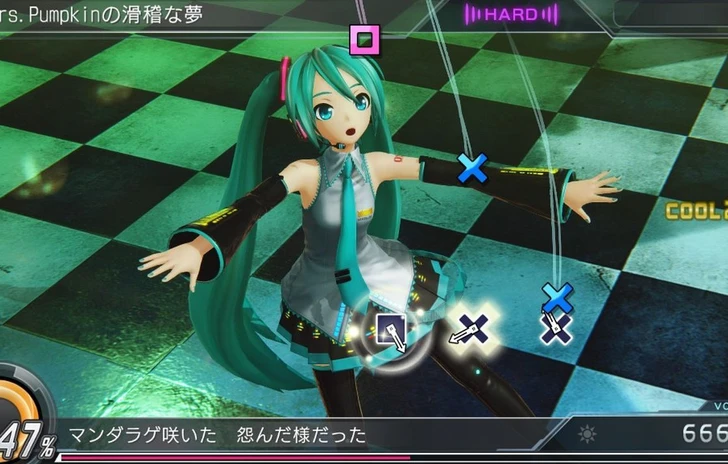 Hatsune Miku si mostra su PS4 in immagini