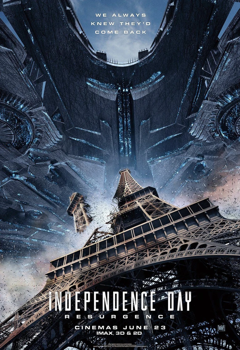 I principali monumenti del mondo distrutti nei nuovi poster di Independence Day Rigenerazione