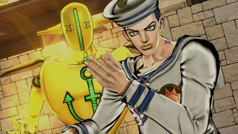 Grandi combattimenti nel folle universo di JoJos Bizarre Adventure disponibile Eyes of Heaven