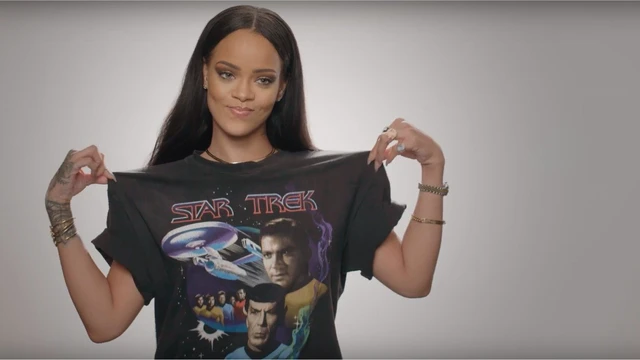 Rihanna in una featurette di Star Trek Beyond