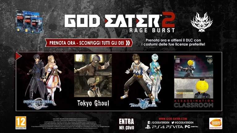 Tutti in classe con il DLC di Assassination Classroom per God Eater 2 Rage Burst