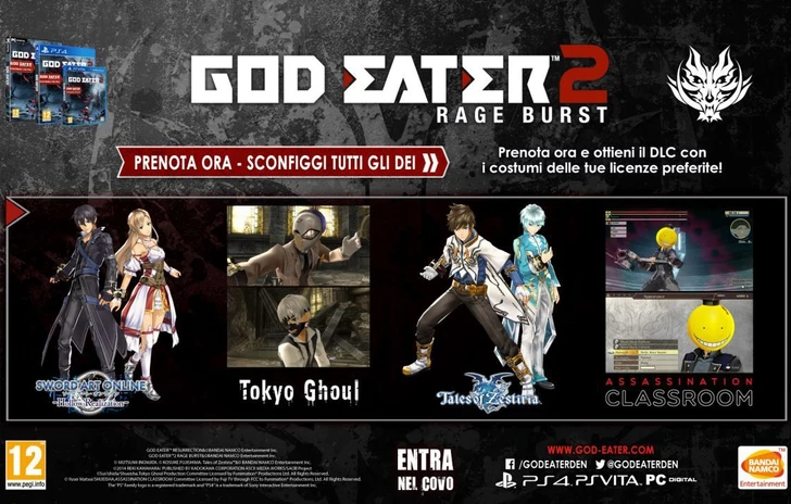 Tutti in classe con il DLC di Assassination Classroom per God Eater 2 Rage Burst