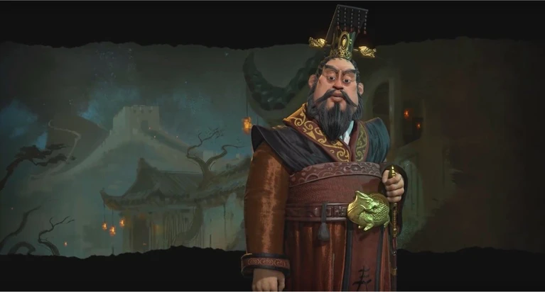 Qin Shi Huangdi guida la Cina in Civilization VI