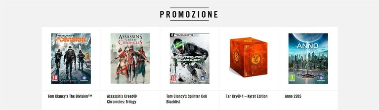 Il nuovo Uplay Shop parla Italiano