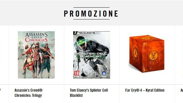 Il nuovo Uplay Shop parla Italiano