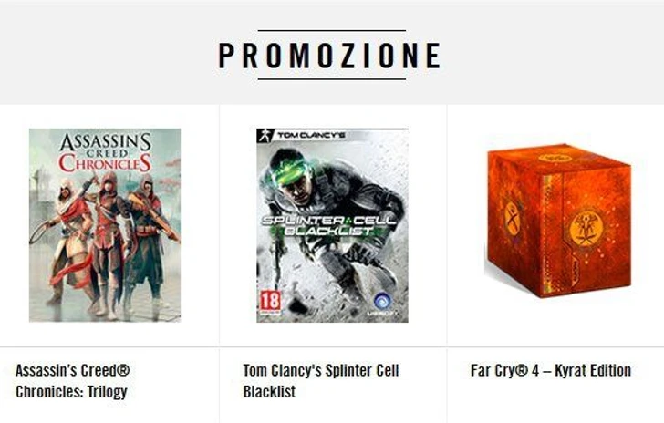 Il nuovo Uplay Shop parla Italiano