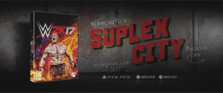 WWE 2K17 ci da il benvenuto a Suplex City