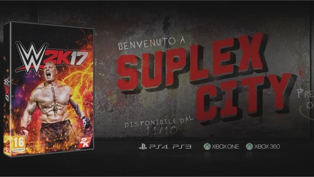 WWE 2K17 ci da il benvenuto a Suplex City