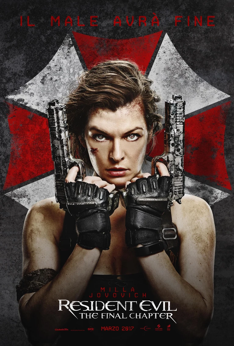 Teaser trailer e poster italiani per Resident Evil The Final Chapter