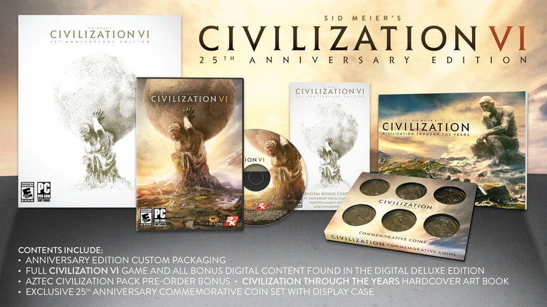 Unedizione limitata di Civilization VI per lanniversario