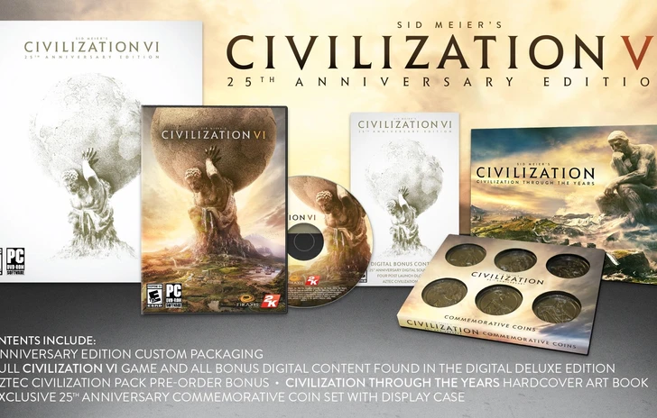 Unedizione limitata di Civilization VI per lanniversario