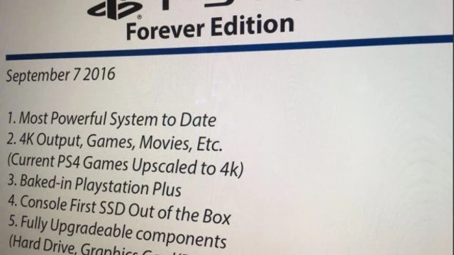 [Rumor] Una Forever Edition di PS4 customizzabile?