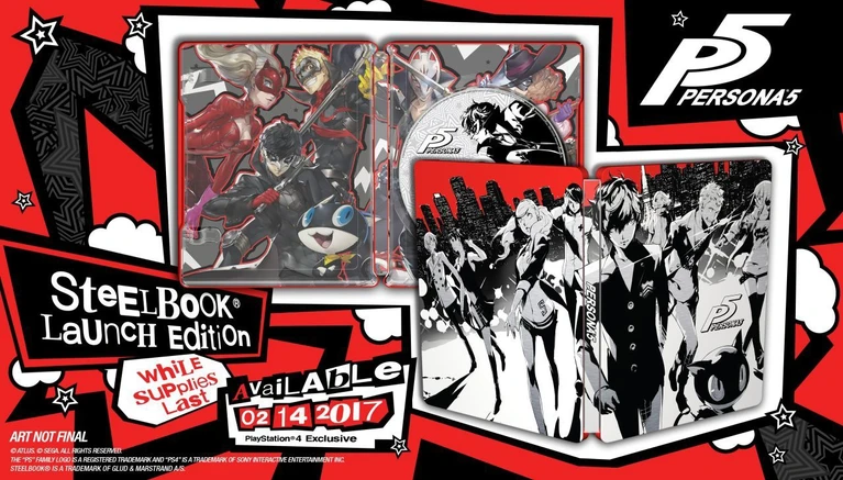 Una Steelbook Edition per il lancio di Persona 5