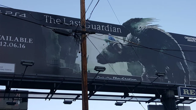 The Last Guardian sui cartelloni pubblicitari