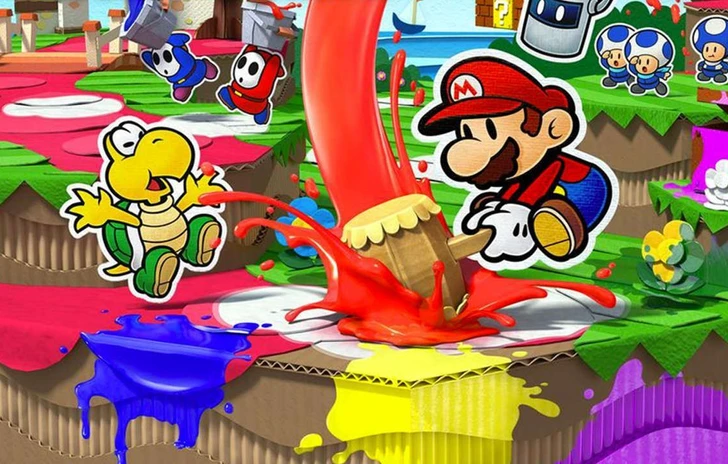 Oggi alle 1500 siamo in diretta con Paper Mario Color Splash