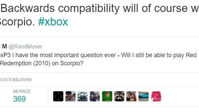 La retrocompatibilità 360 funzionerà anche su Scorpio