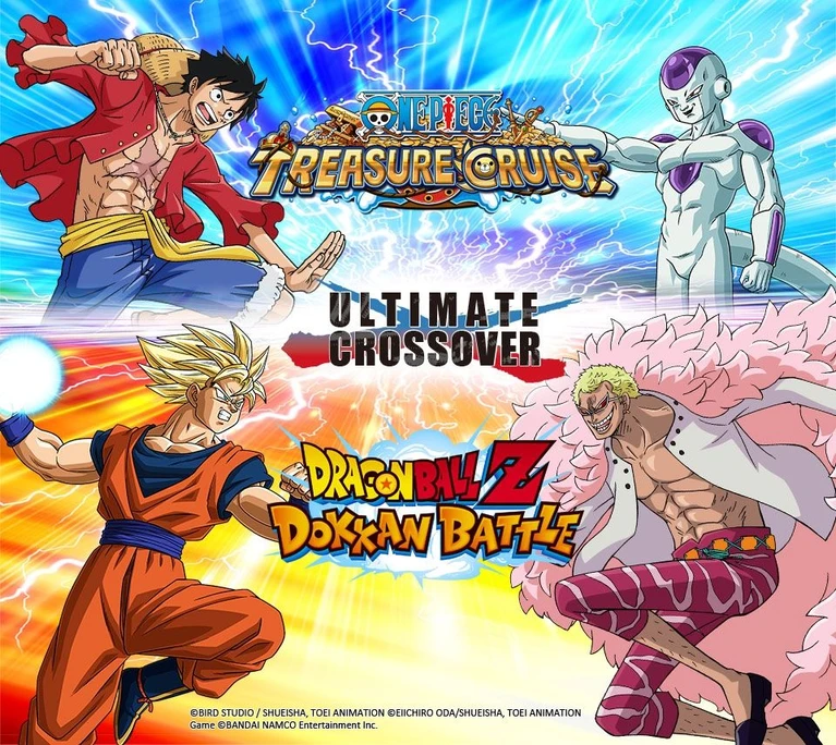 Aperta la campagna Crossover tra One Piece Treasure Cruise e Dragon Ball Z Dokkan Battle