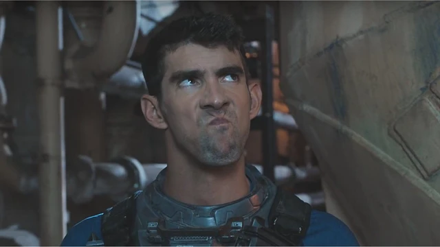 Michael Phelps e Danny McBride discutono in CoD Infinite Warfare