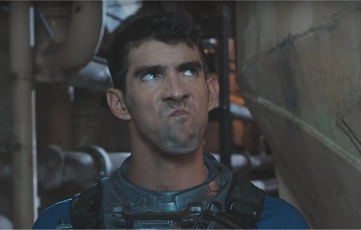 Michael Phelps e Danny McBride discutono in CoD Infinite Warfare