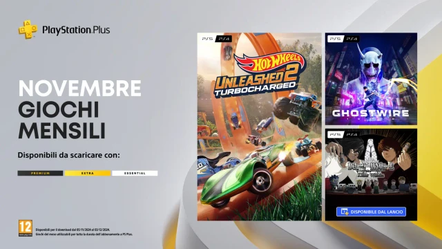 PlayStation Plus: i giochi di novembre