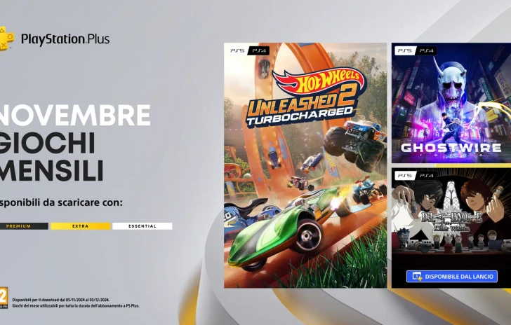 PlayStation Plus i giochi di novembre