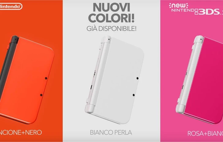 3 nuovi colori per New Nintendo 3DS XL