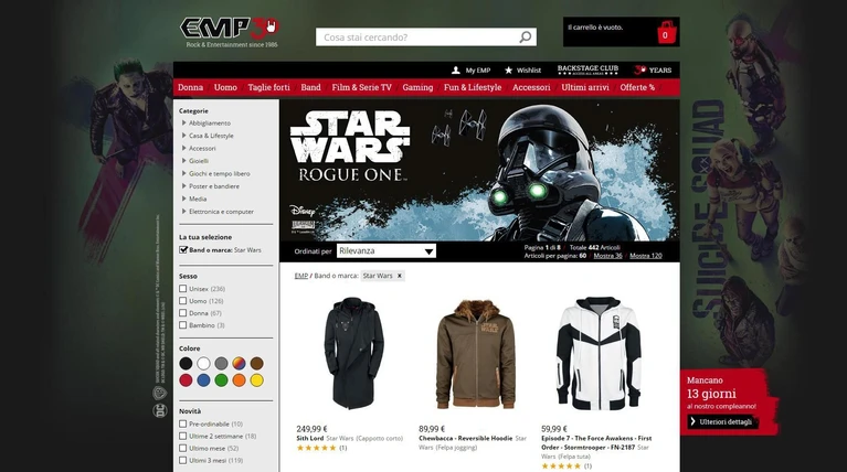 Rogue One vive nel merchandising EMP