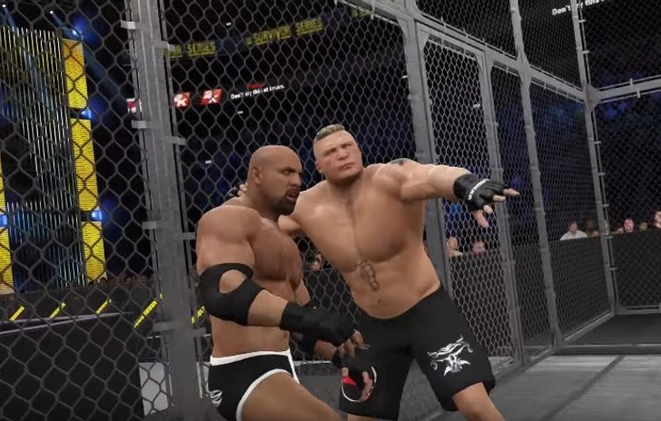 WWE 2K17 anticipa Brock Lesnar vs Goldberg