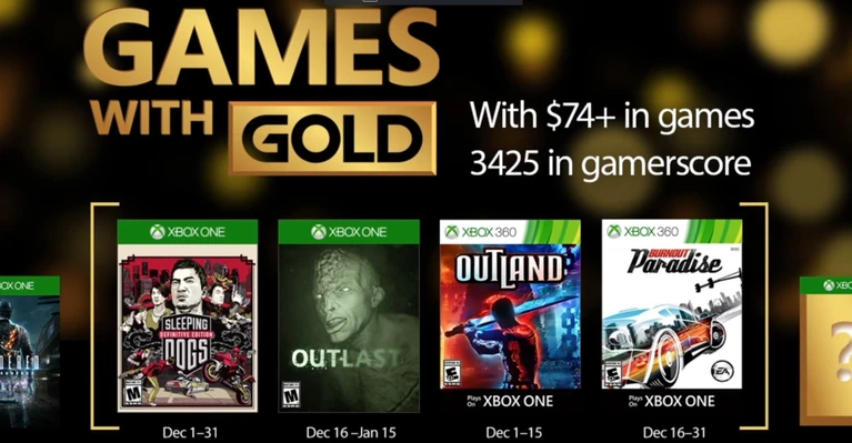 Sleeping Dogs  Outlast e Burnout Paradise nei Games With Gold di Dicembre