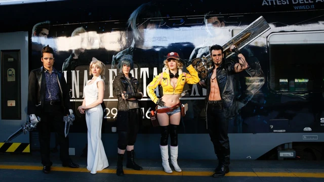 Final Fantasy XV prende vita a Milano con l'arrivo del suo treno