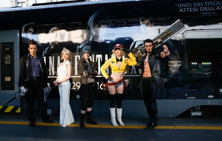 Final Fantasy XV prende vita a Milano con larrivo del suo treno