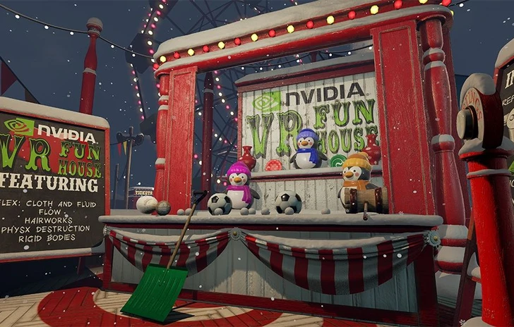 Diverse novità arrivano su VR Funhouse di NVIDIA