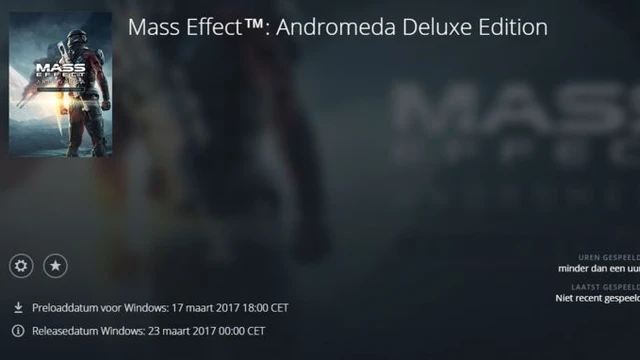 Mass Effect Andromeda in pre load dal 17 Marzo