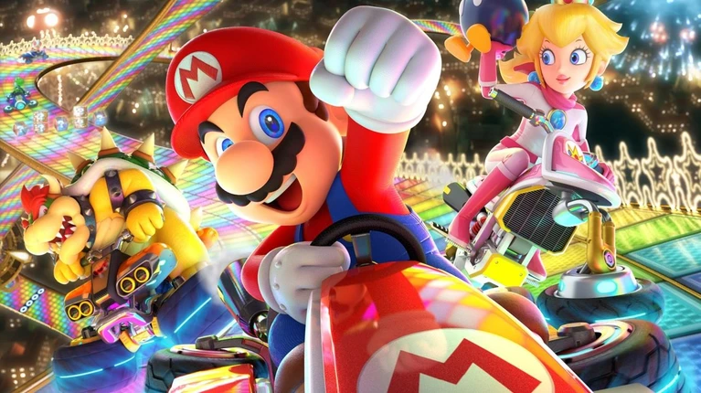 Mario Kart 8 Deluxe derapa in video