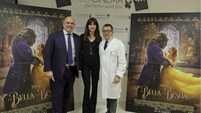 Vittoria Puccini presenta La Bella e la Bestia al Gemelli nella sala MediCinema