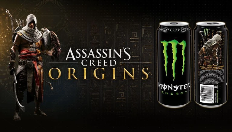 Una promozione Monster per Assassins Creed Origins