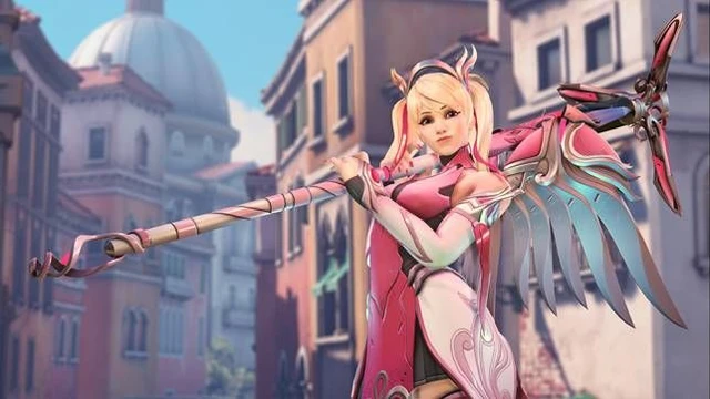 La skin Mercy Rosa di Overwatch sostiene la ricerca contro il cancro al seno