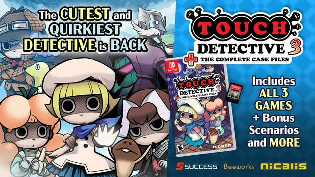 Touch Detective 3 + The Complete Case Files arriva da noi il 28 marzo 2024