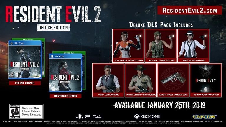 La Deluxe edition di Resident Evil 2 conterrà gradite sorprese