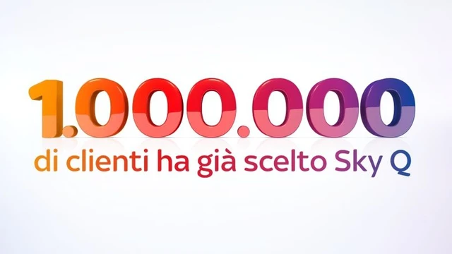 Un milione di Sky Q in Italia