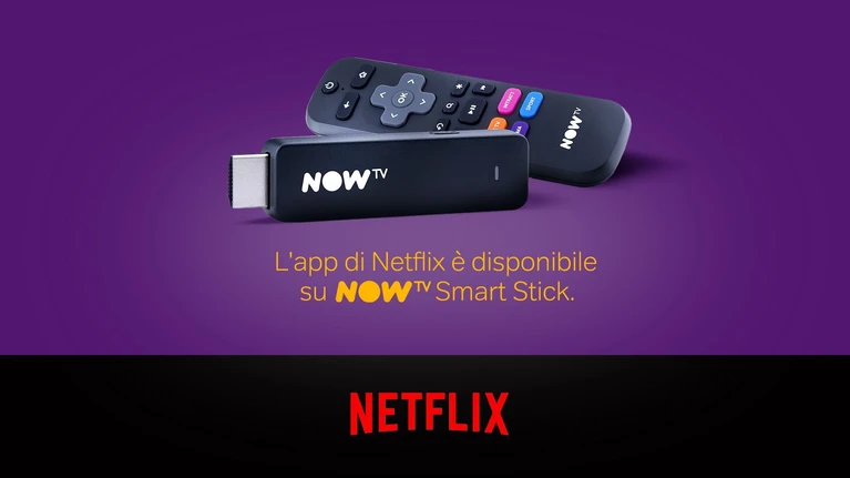 Netflix è ora disponibile sulla Smart Stick di NOW TV