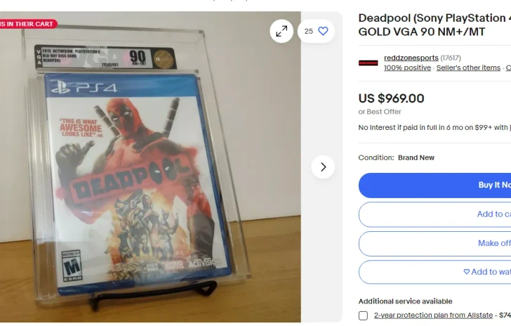 Deadpool il videogioco venduto a cifre folli