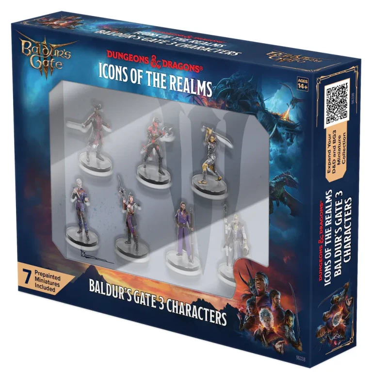 WizKids celebra Baldur's Gate con una nuova collezione di miniature per il 50º anniversario di D&D