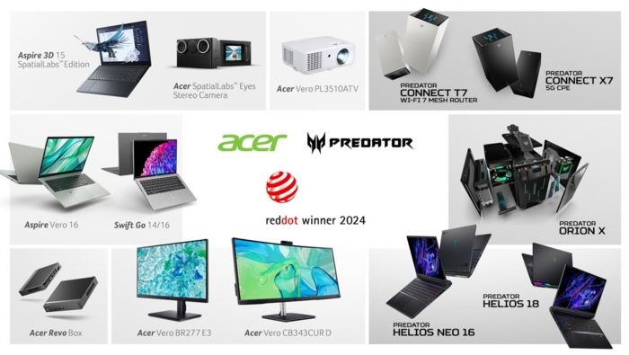 Successo ai Red Dot Awards 2024 per Acer e Predator