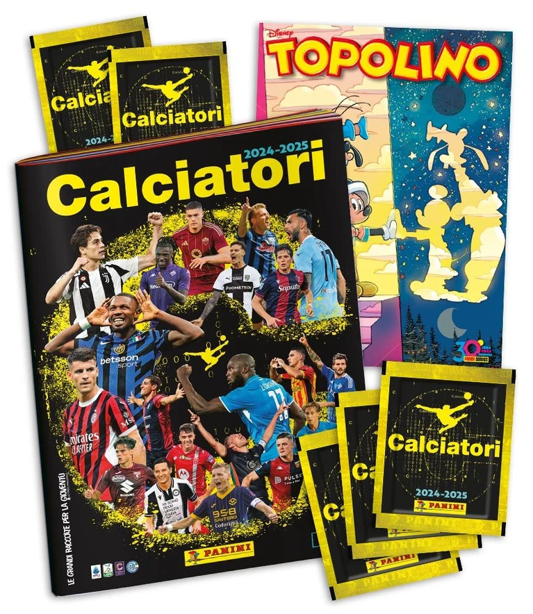 Con Topolino l'Album Calciatori Panini 2024-2025